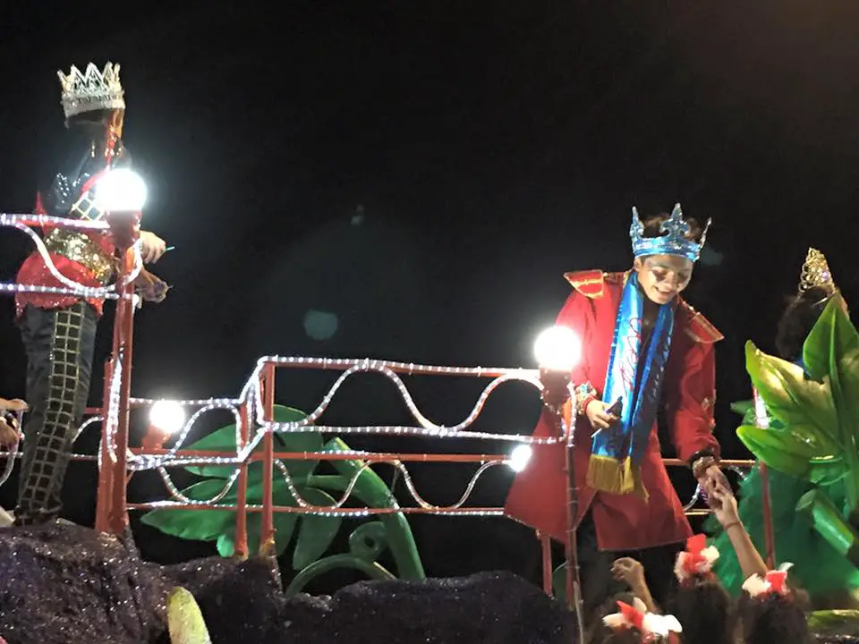 Carnaval float and performers taken by author in Cozumel 2016.