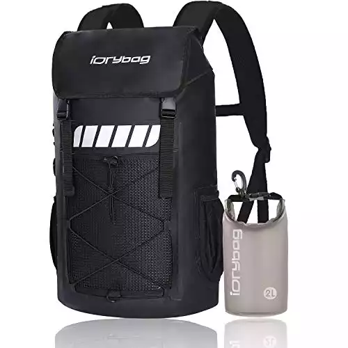 Roll Top Waterproof Backpack 25L/45L, Dry Bag