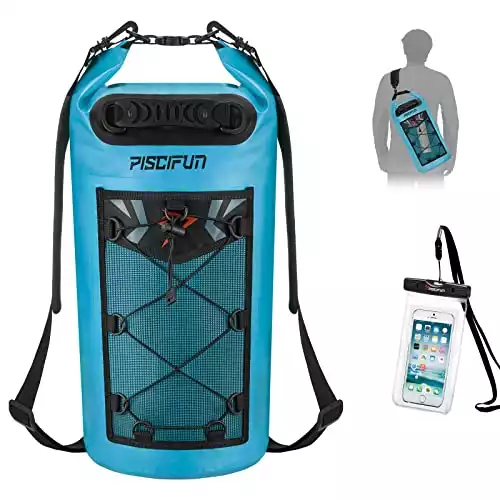 Dry Bag, Waterproof Backpack wPhone Case